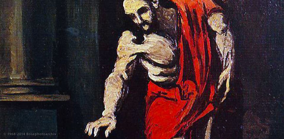 Paul Cezanne, Cristo (particolare), olio su tela, 1867