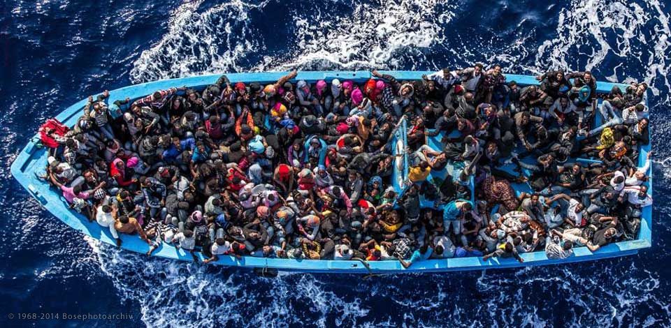 barca di migranti