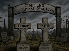 Cimitero dei criminali di Guerra: le tombe di Putin e Trump